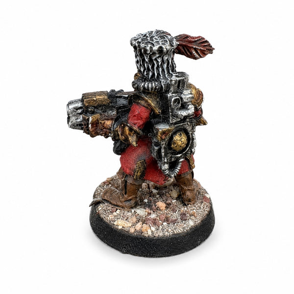 Figurine métal peinte Vostroyan Firstborn canon à plasma – Garde Impériale Warhammer 40,000