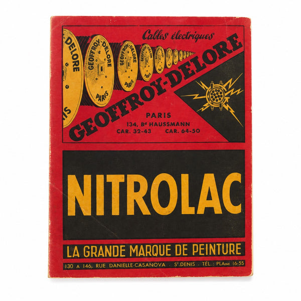 Ancien annuaire bottin officiel des abonnés au téléphone – Région de Paris 1955 – Tome I – Publicité Citroën « Toujours en tête »