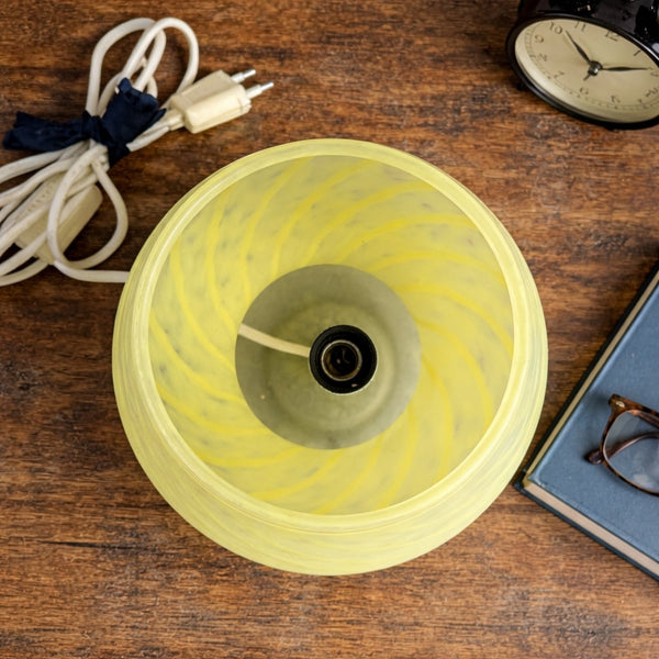 Lampe de chevet vintage en verre style Venini / Vetri d'Arte – design champignon – années 1970