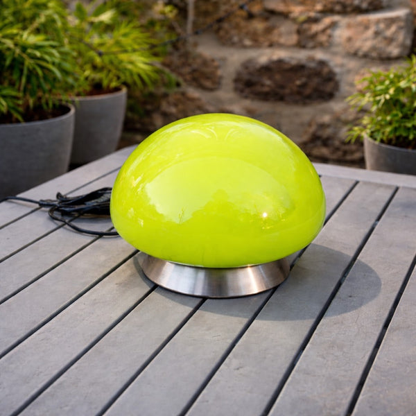 Lampe Champignon Touch OVNI – coloris vert – lampe design tactile