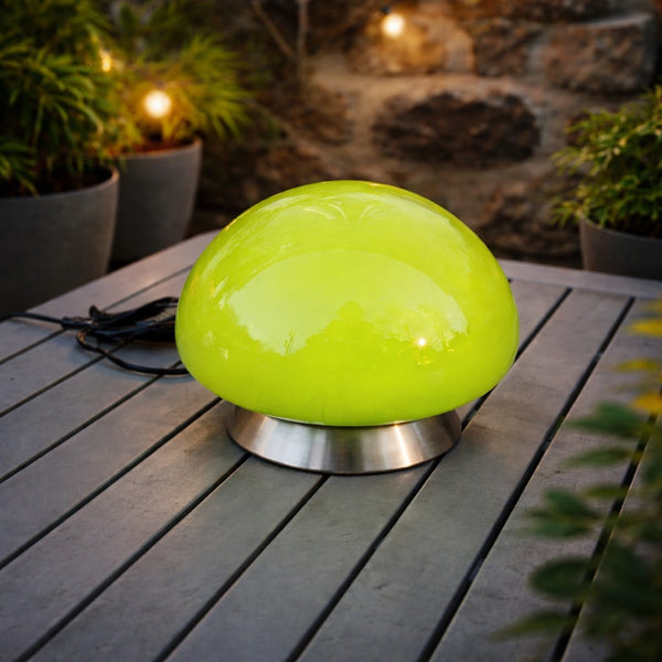 Lampe Champignon Touch OVNI – coloris vert – lampe design tactile