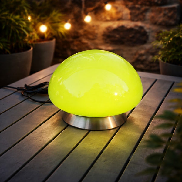 Lampe Champignon Touch OVNI – coloris vert – lampe design tactile