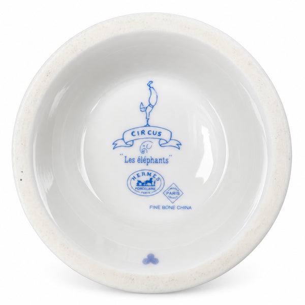 Crémier / Pichet Hermès Paris -  Porcelaine de Limoges « Circus – Les éléphants »