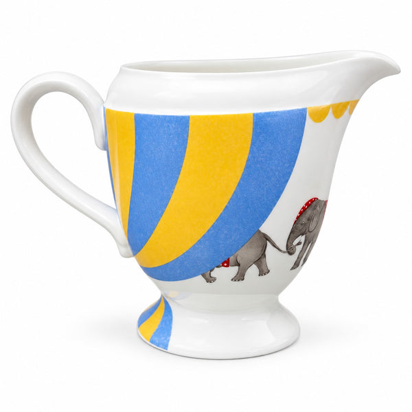 Crémier / Pichet Hermès Paris -  Porcelaine de Limoges « Circus – Les éléphants »