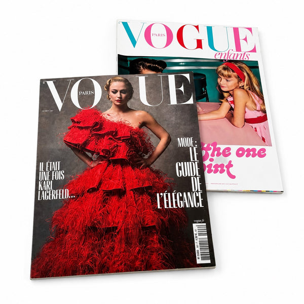 Magazine / Revue de mode Vogue Paris n° 996 – Avril 2019 – Raquel Zimmermann avec supplément Vogue Enfants