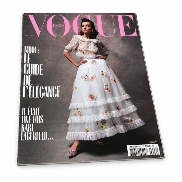 Magazine / Revue de mode Vogue Paris n° 996 – Avril 2019 – Adut Akech