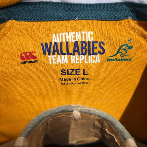 Maillot rugby Australie Wallabies Coupe du Monde 2007 Canterbury – Taille L