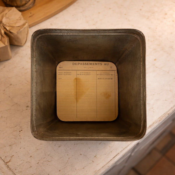 Boîte ancienne Banania en tôle lithographiée – SUCRE – 1 kilo – années 1930