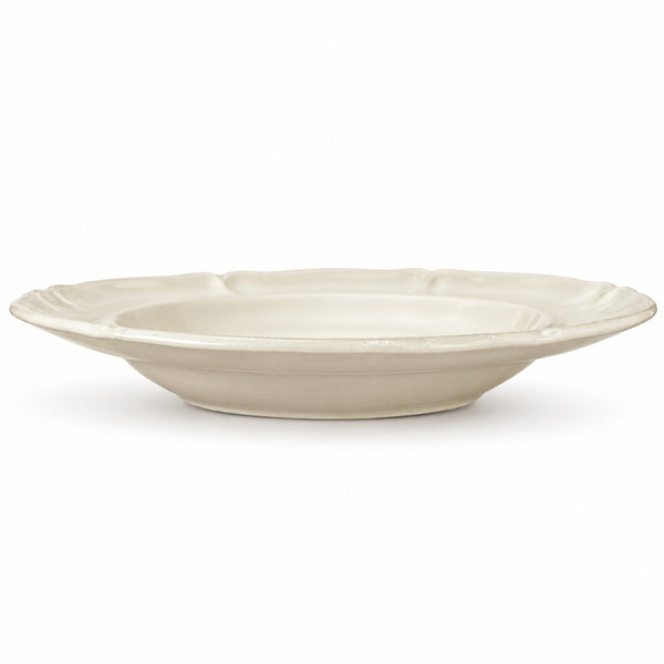 Villeroy & Boch Mettlach – Lot de 6 assiettes creuses anciennes en faïence ivoire