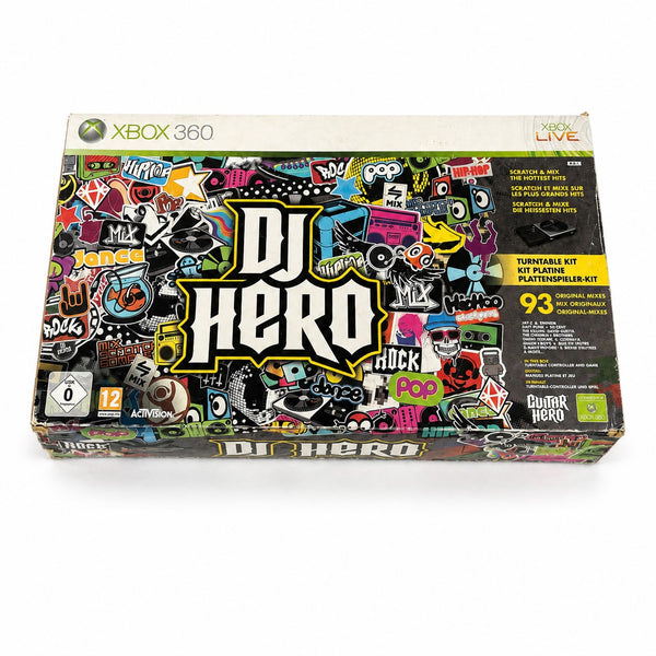 DJ Hero Kit platine Xbox 360 complet – jeu vidéo et contrôleur