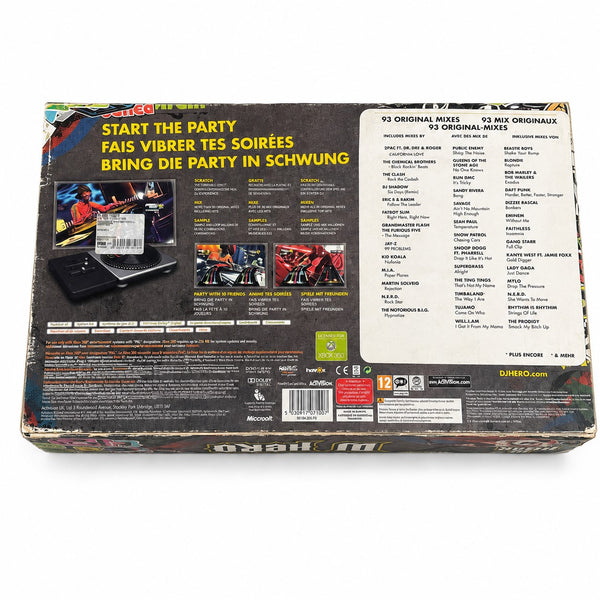 DJ Hero Kit platine Xbox 360 complet – jeu vidéo et contrôleur