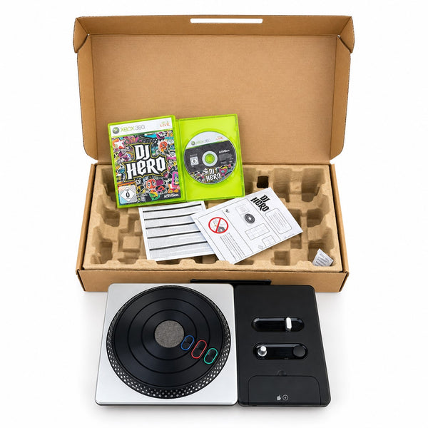 DJ Hero Kit platine Xbox 360 complet – jeu vidéo et contrôleur