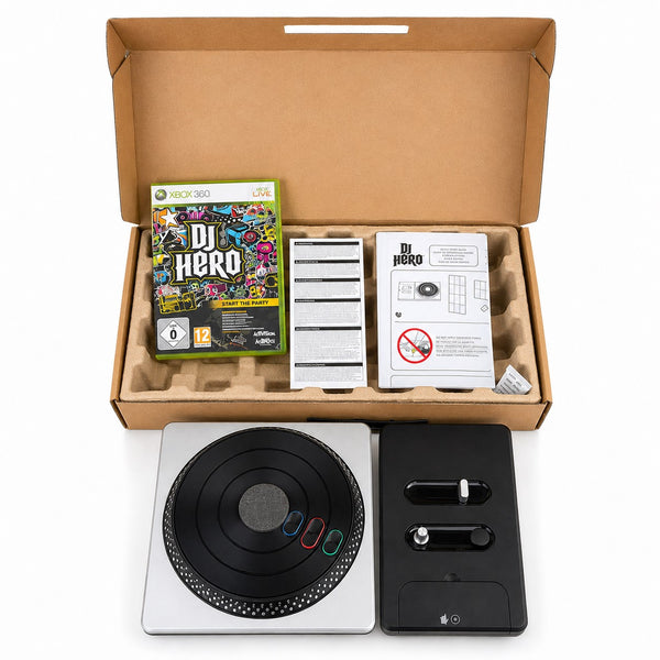 DJ Hero Kit platine Xbox 360 complet – jeu vidéo et contrôleur
