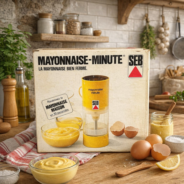 Mayonnaise-Minute SEB en boîte – appareil électrique vintage