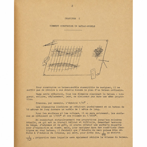 Ancien livret de modélisme naval « Comment construire un bateau modèle de course » – Roger Henault