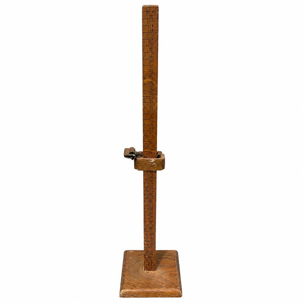 Marqueur d’ourlet de couturière et de tailleur ancien JIM en bois