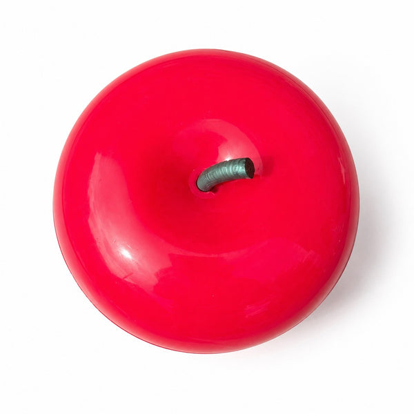Seau à glaçons vintage en forme de pomme – Rouge framboise – Design années 1970