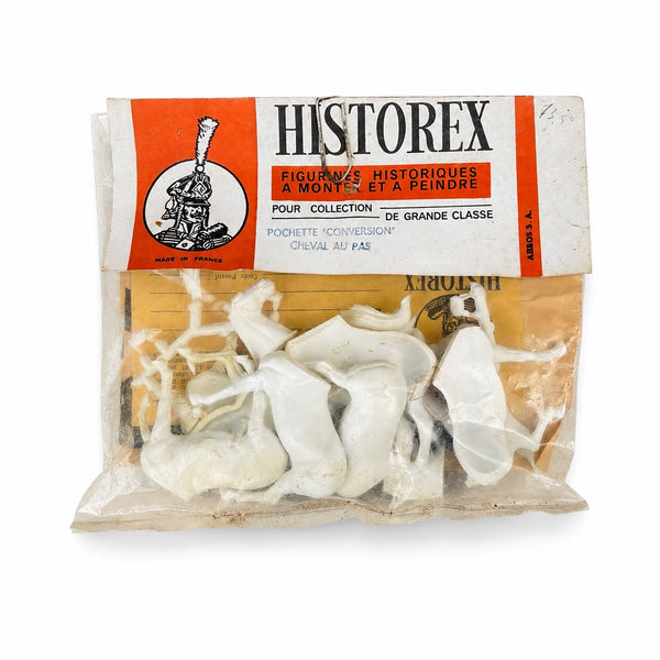 Figurines Historex à monter et à peindre – pochette conversion cheval au pas vintage