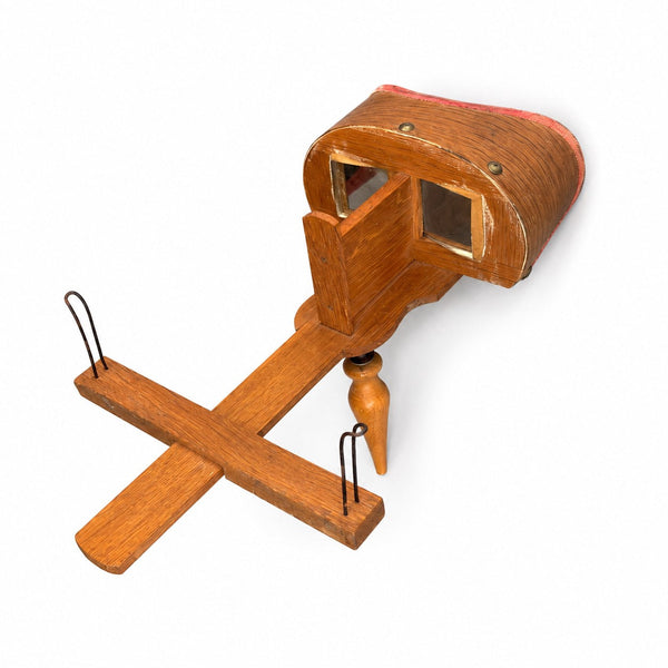 Stéréoscope de Holmes en bois, visionneuse stéréoscopique à main, fin XIXe – début XXe siècle