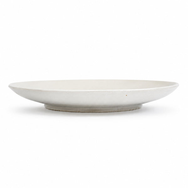 Assiette creuse ancienne japonisante à décor d'oiseau – Faïence de Creil et Montereau