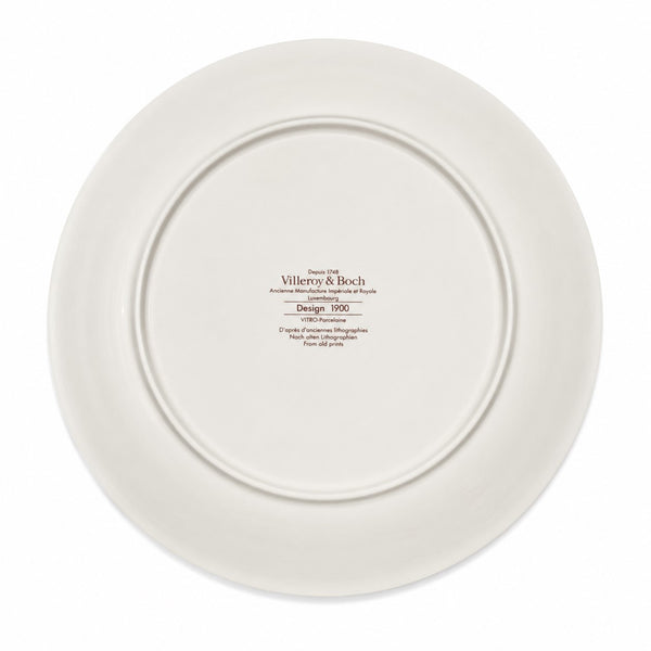Assiette vintage Villeroy & Boch « Design 1900 » 26 cm – N. 4 Demi Deuil