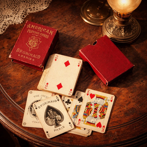 Jeu de cartes ancien B.P. Grimaud Paris – American Playing Cards (1890–1910)