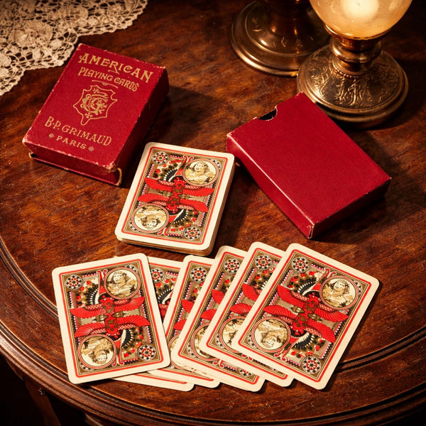 Jeu de cartes ancien B.P. Grimaud Paris – American Playing Cards (1890–1910)