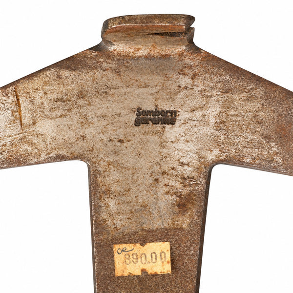 Marteau d’ardoisier ancien Somborn Germany pour droitier à manche en bois – années 1980