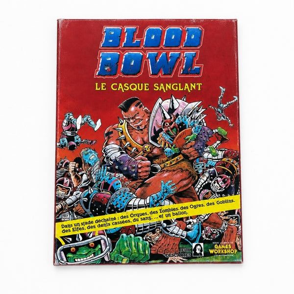 Blood Bowl – Le Casque Sanglant – Jeux Descartes 1986 – Games Workshop – Complet