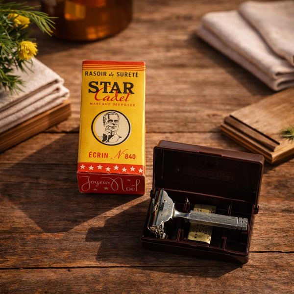 Rasoir de sûreté Star Cadet – Écrin n° 840 – Boîte d’origine – British Made