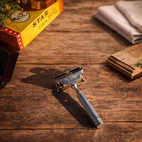 Rasoir de sûreté Star Cadet – Écrin n° 840 – Boîte d’origine – British Made