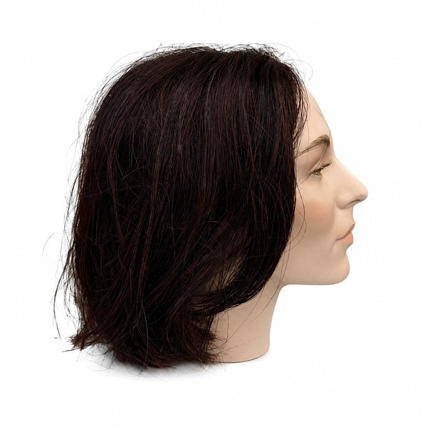 Tête de mannequin de vitrine vintage New John Nissen avec perruque synthétique – 1996