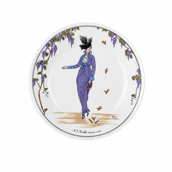 Assiette à dessert vintage Villeroy & Boch « Design 1900 » 20 cm – N. 3 Toilette d’après-midi