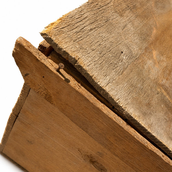 Boîte ancienne d’expédition « Grands Magasins du Louvre Paris » en bois