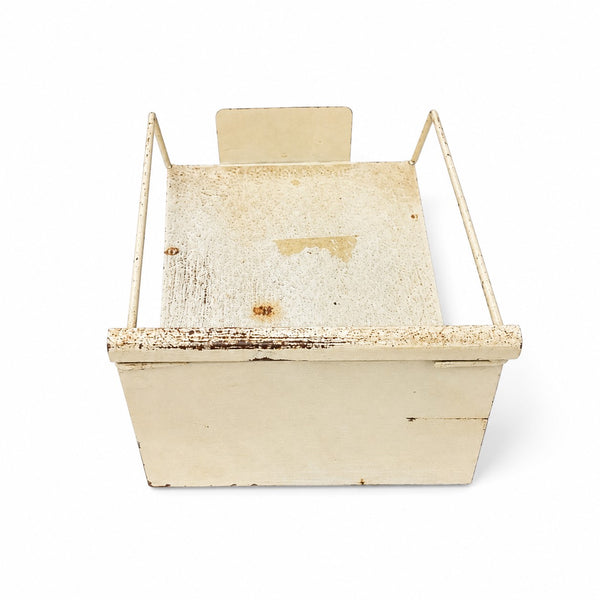 Ancien petit présentoir à boîtes de pâtes MILLIAT FRÈRES / Panzani en métal