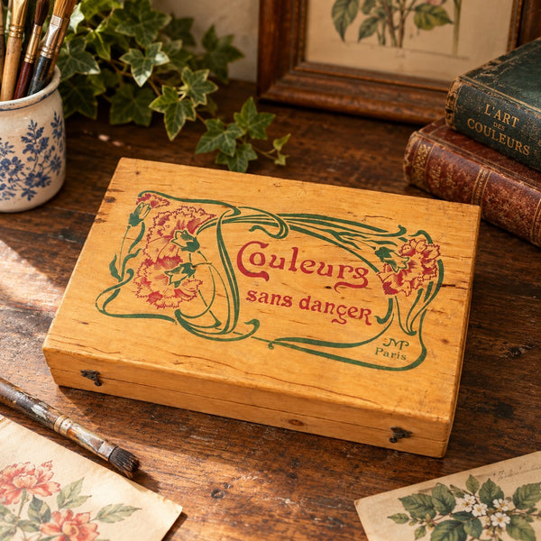 Ancien coffret d’aquarelle J.M. Paillard « Couleurs sans danger » – Paris