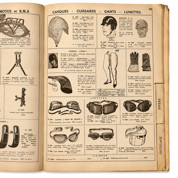 Ancien catalogue Gentil & Cie Paris 1939 – Fournitures générales pour cycles, motos et autos
