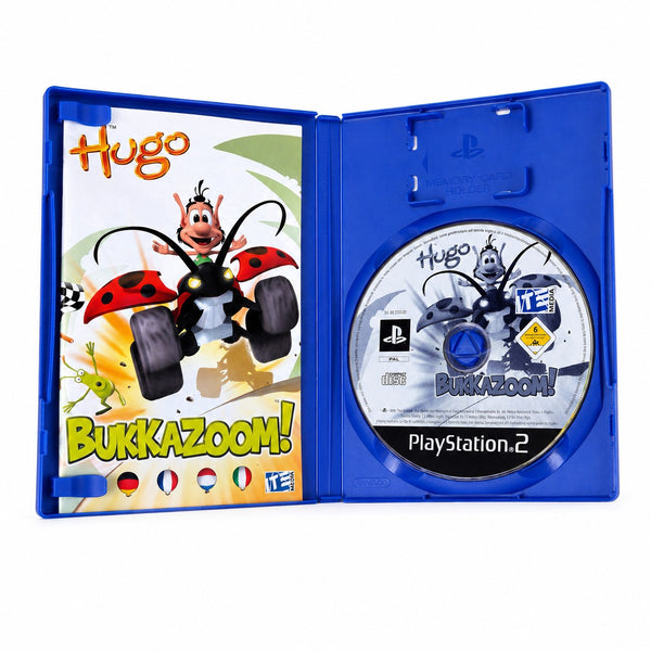 Jeu vidéo Hugo Bukkazoom! PS2 – PlayStation 2 PAL complet avec notice