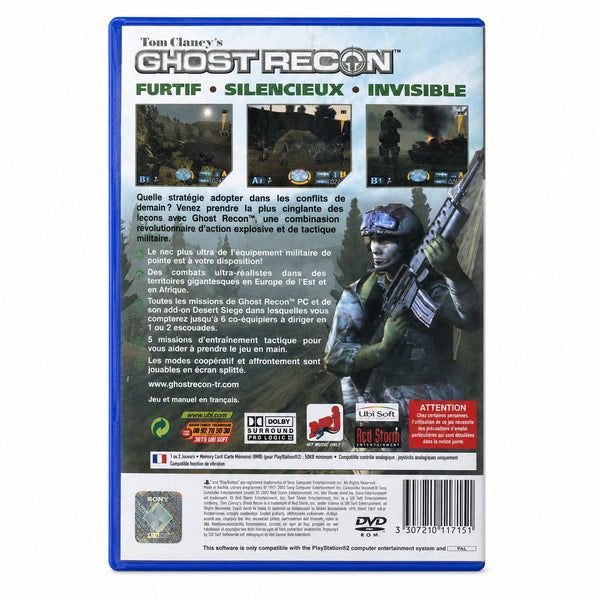 Ghost Recon – Jeu vidéo PlayStation 2 (PS2) PAL – Sans notice