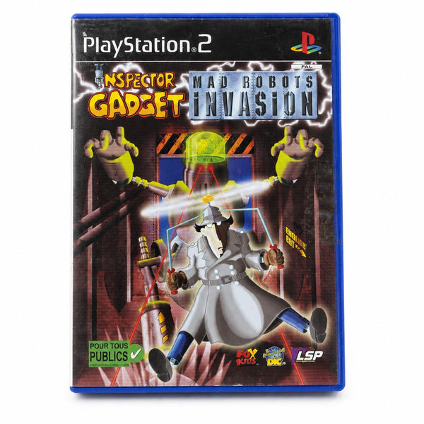 Inspector Gadget : Mad Robots Invasion – Jeu PlayStation 2 (PS2) PAL – Complet avec notice