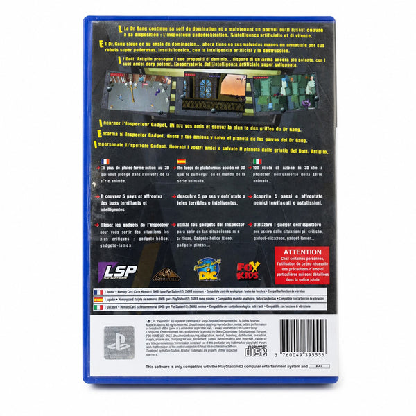 Inspector Gadget : Mad Robots Invasion – Jeu PlayStation 2 (PS2) PAL – Complet avec notice
