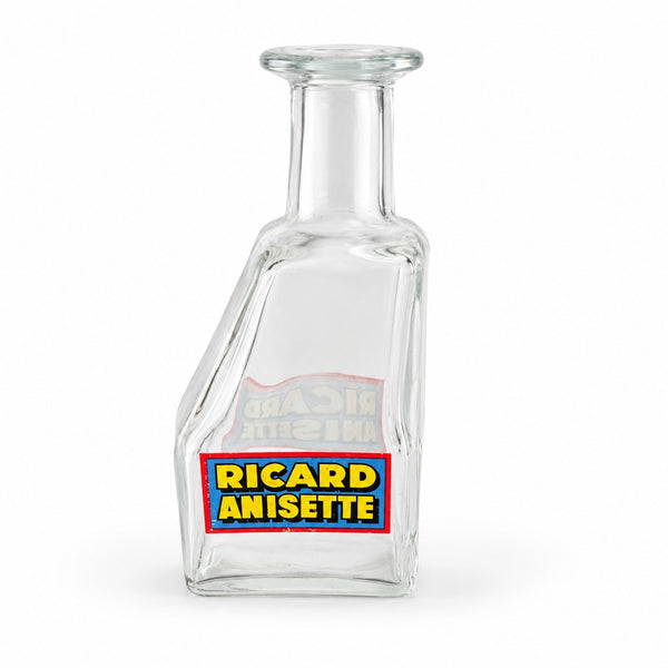 Ancienne carafe de bistrot Ricard Anisette publicitaire 500 ml en verre