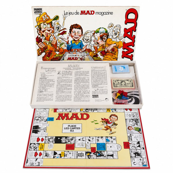 Ancien jeu de société Parker « Le jeu de MAD Magazine » – Complet – Édition française