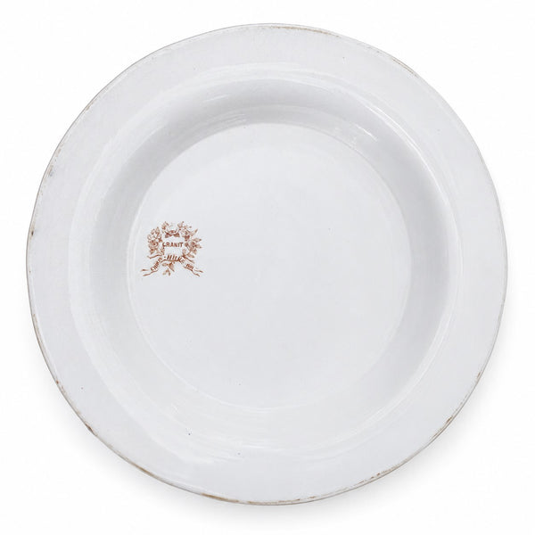 Ancienne assiette montée sur piédouche Choisy-le-Roi HB – Modèle Granit
