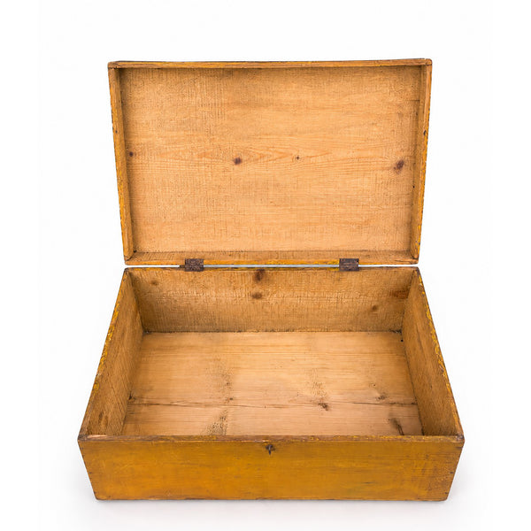 Ancienne boîte coffret d'amidon japonais « Amidon Japan » en bois