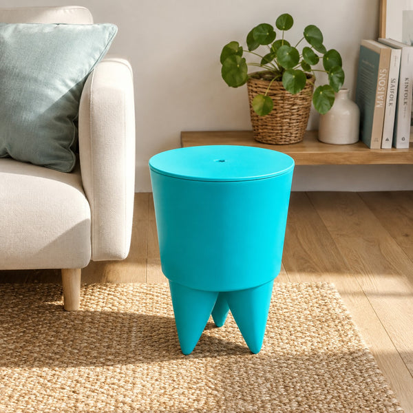 Tabouret Bubu 1er vintage Philippe Starck pour XO – turquoise
