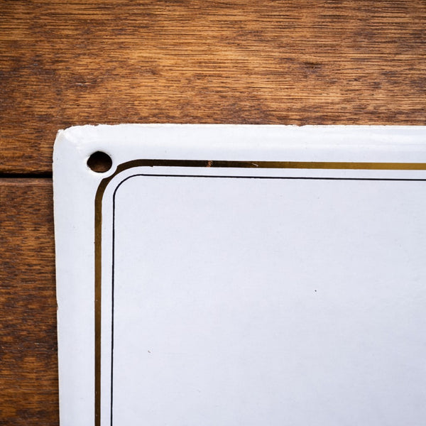 Plaque émaillée publicitaire “Kanterbräu – Hans Kanter” – Emaillerie Belge