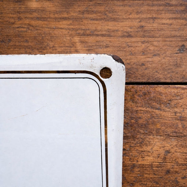 Plaque émaillée publicitaire “Kanterbräu – Hans Kanter” – Emaillerie Belge