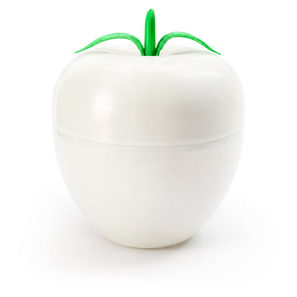 Seau à glaçons vintage Veropam Paris en forme de pomme blanche