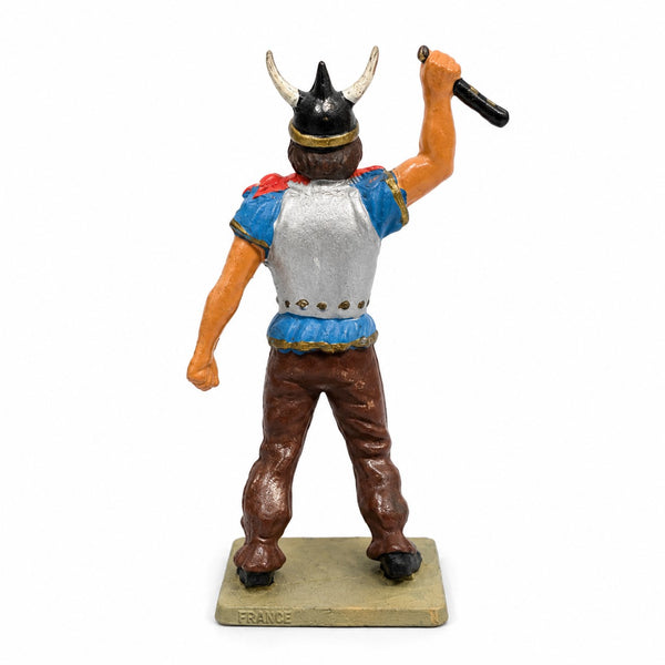 Figurine Starlux Guerre des Gaules – Gaulois Trompe de Guerre avec casse – Réf. FH41008